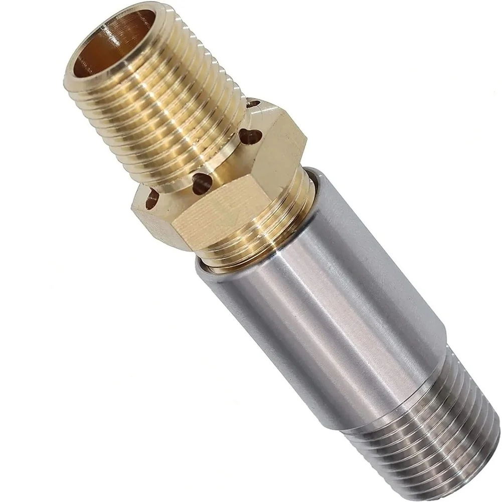 Propane Air Mixer Made of Stainless Steel with 1/2 NPT Thread for Gas Fire Tables Patio Heaters and Low Pressure Burner Setups