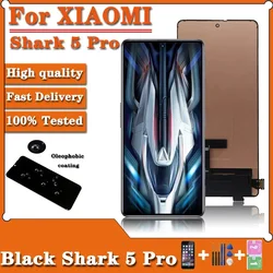 AMOLED Per Xiaomi Black Shark 5 Pro LCD SHARK KTUS-H0 Display Touch Screen Digitizer Assembly Per BlackShark 5 Pro 5Pro