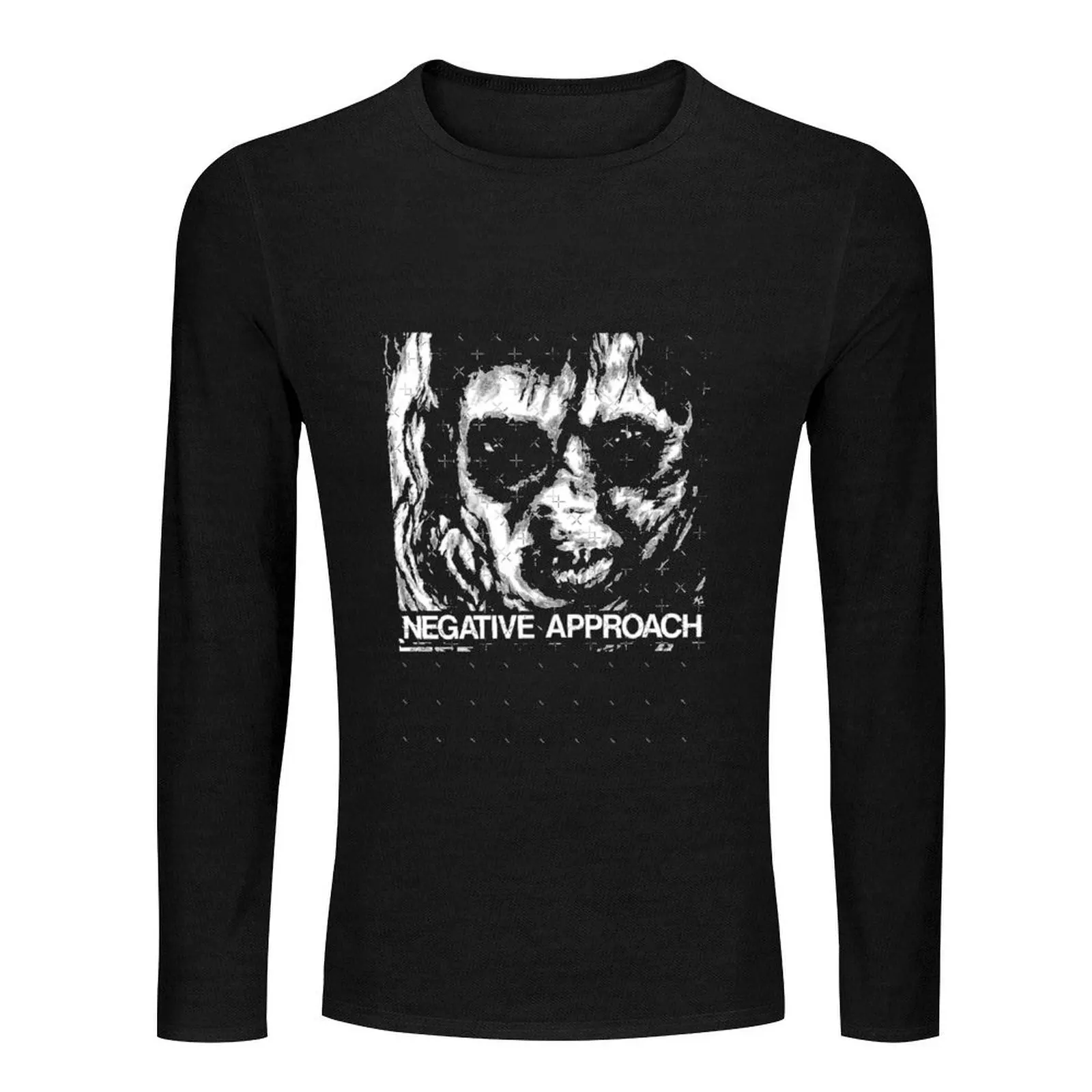 Negative approach Long T-Shirt graphic t shirts sports fan t-shirts mens workout shirts