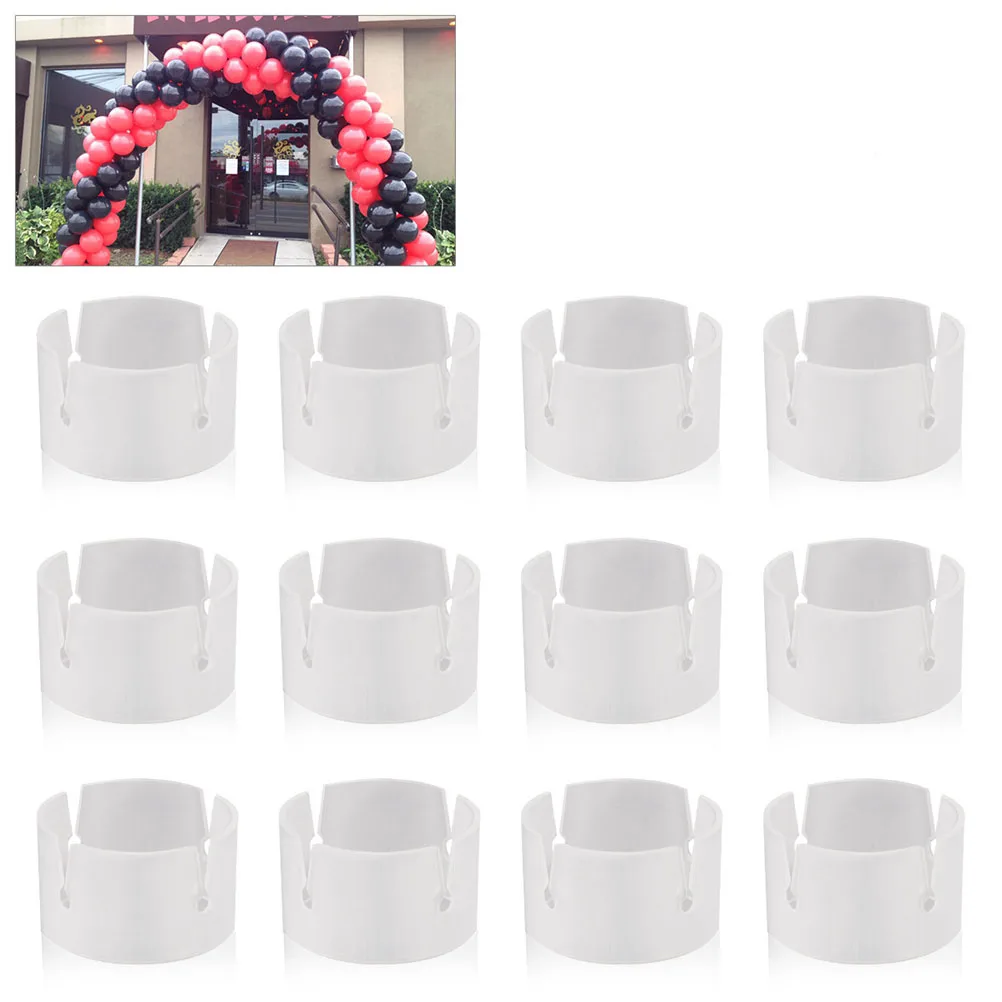 

60 Pcs Balloon Buckle Party Decoration Ties Clips Sealing Locks Accessories Arch Plastic Rings Wedding