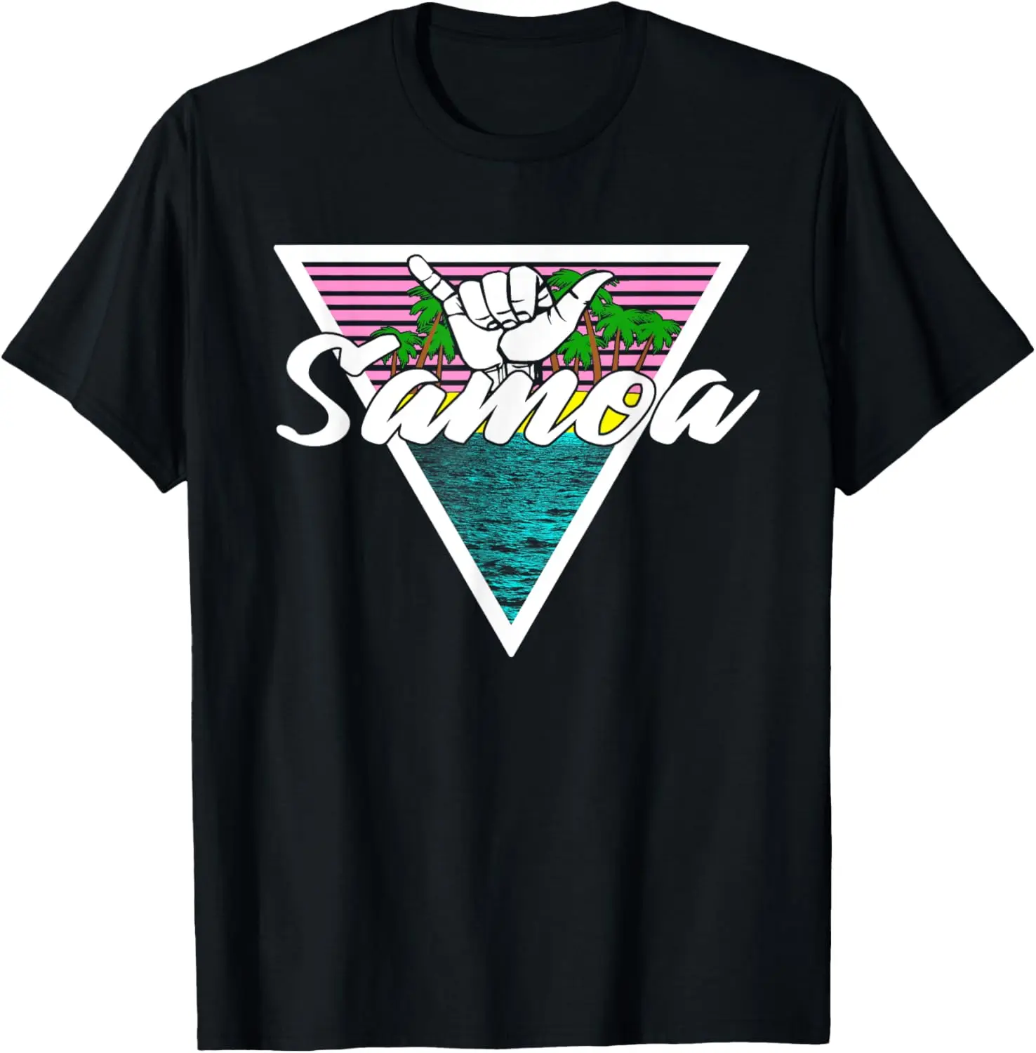 Vintage Shaka Samoa Samoan Beach T-Shirt