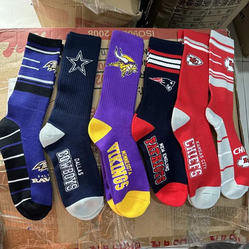 

3 pairs of team emblem towels, socks, basketball, ice hockey, outdoor sports, unisex socks