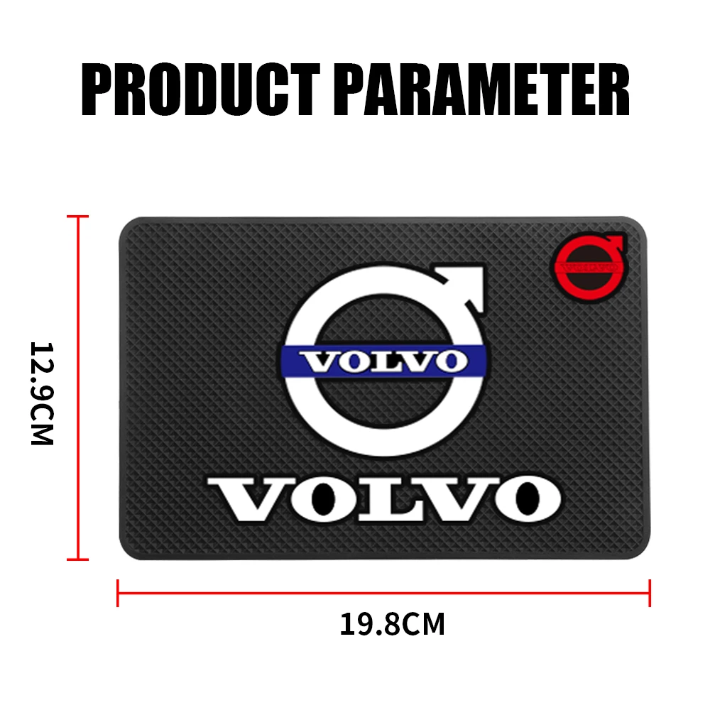 Car PVC Anti-Slip Mat Sticky Pad Dashboard For volvo Rdesign S80L XC60 XC90 S40 S60 S80 V40 V50 V60 V70 Car Interior Accessories