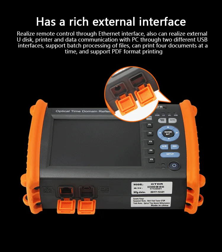 الألياف البصرية المحمولة الذكية Otdr NK5600 OTDR