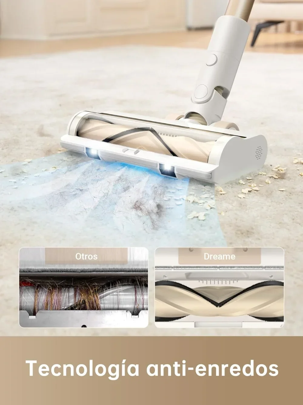 Dreame R10 Aspiradora Escoba/Mano Sin Cables 350W بلانكا