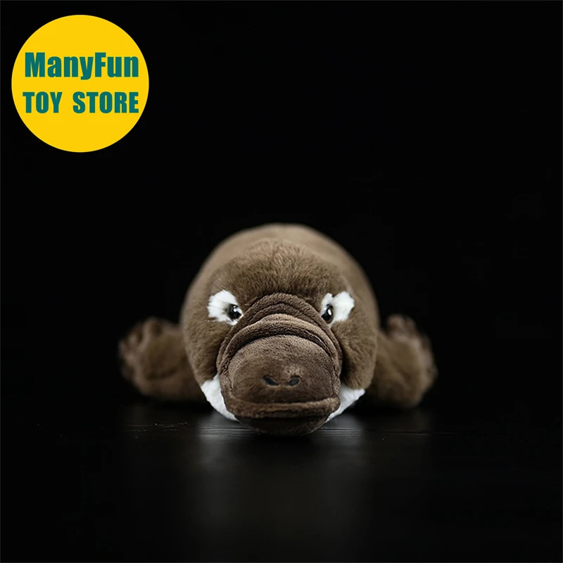 Platypus Plush Toy Realistic Duck-billed Platypus Plushie Lifelike Platypus Stuffed Animal Simulation Doll Toy Gift