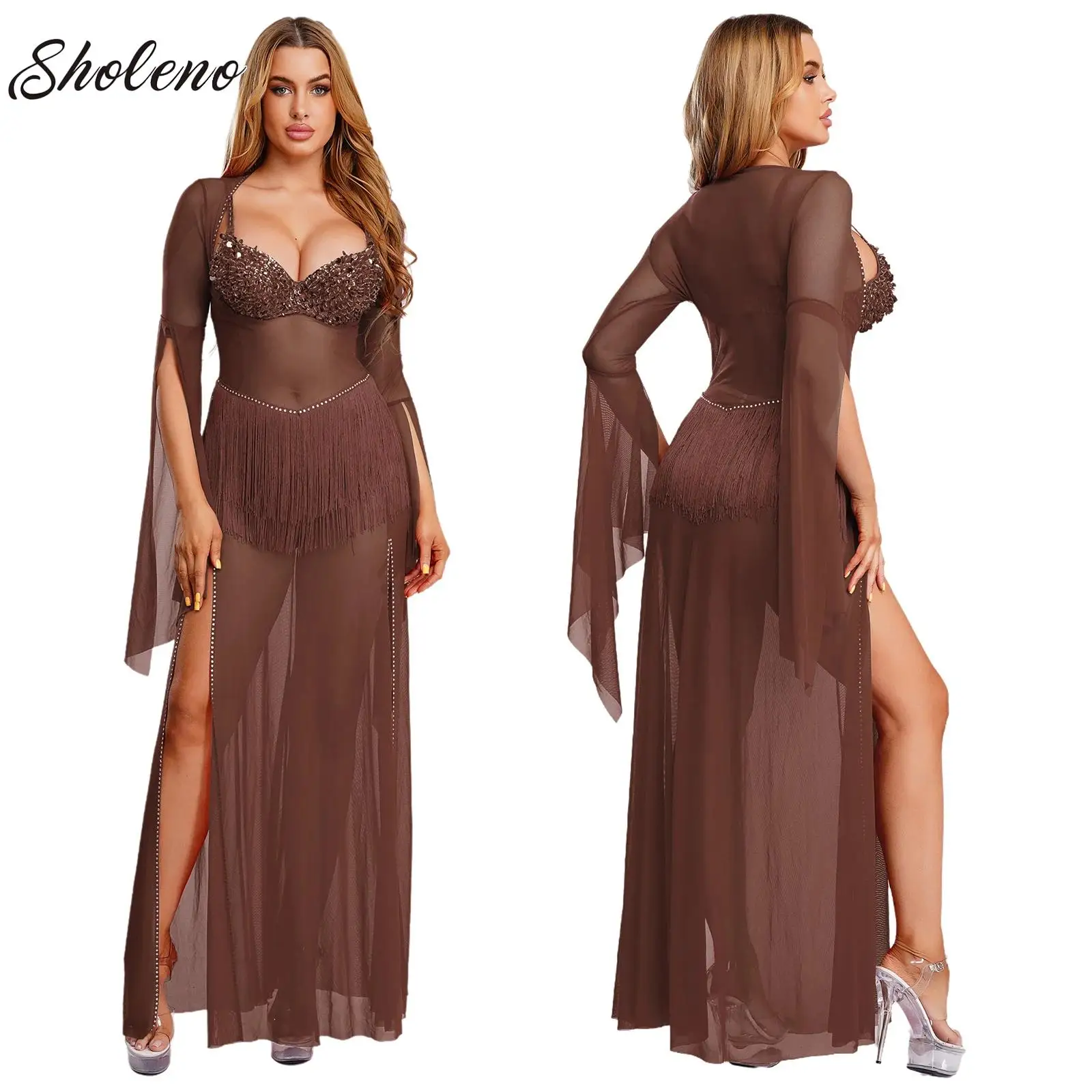 

Belly Dance Performance Dresses for Women Bellydancing Competition Clothes Set Female Oriental Dance Practice Egyptian Clothing