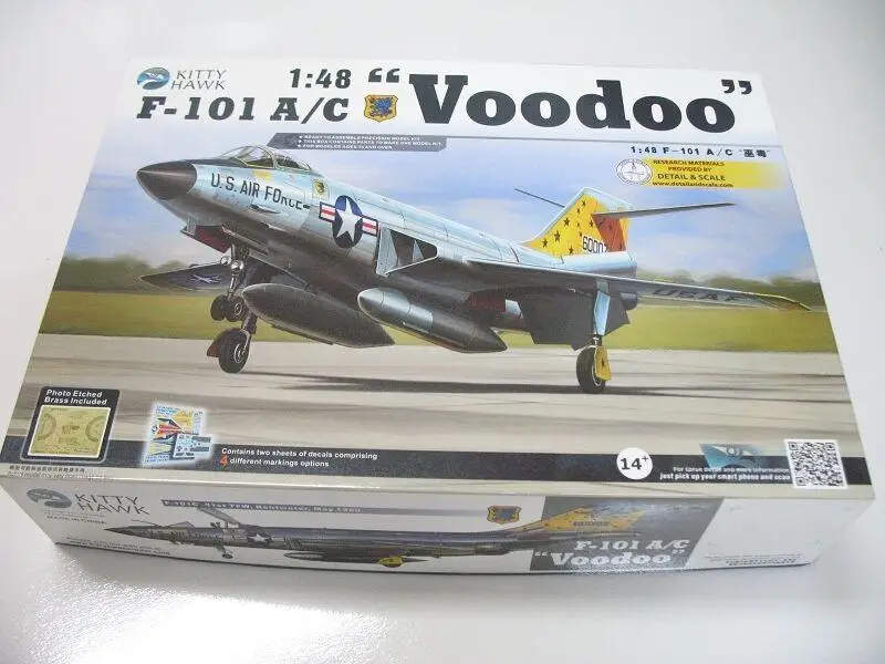 Kitty Hawk 80115 1/48 F-101 A/C Voodoo Model Kit