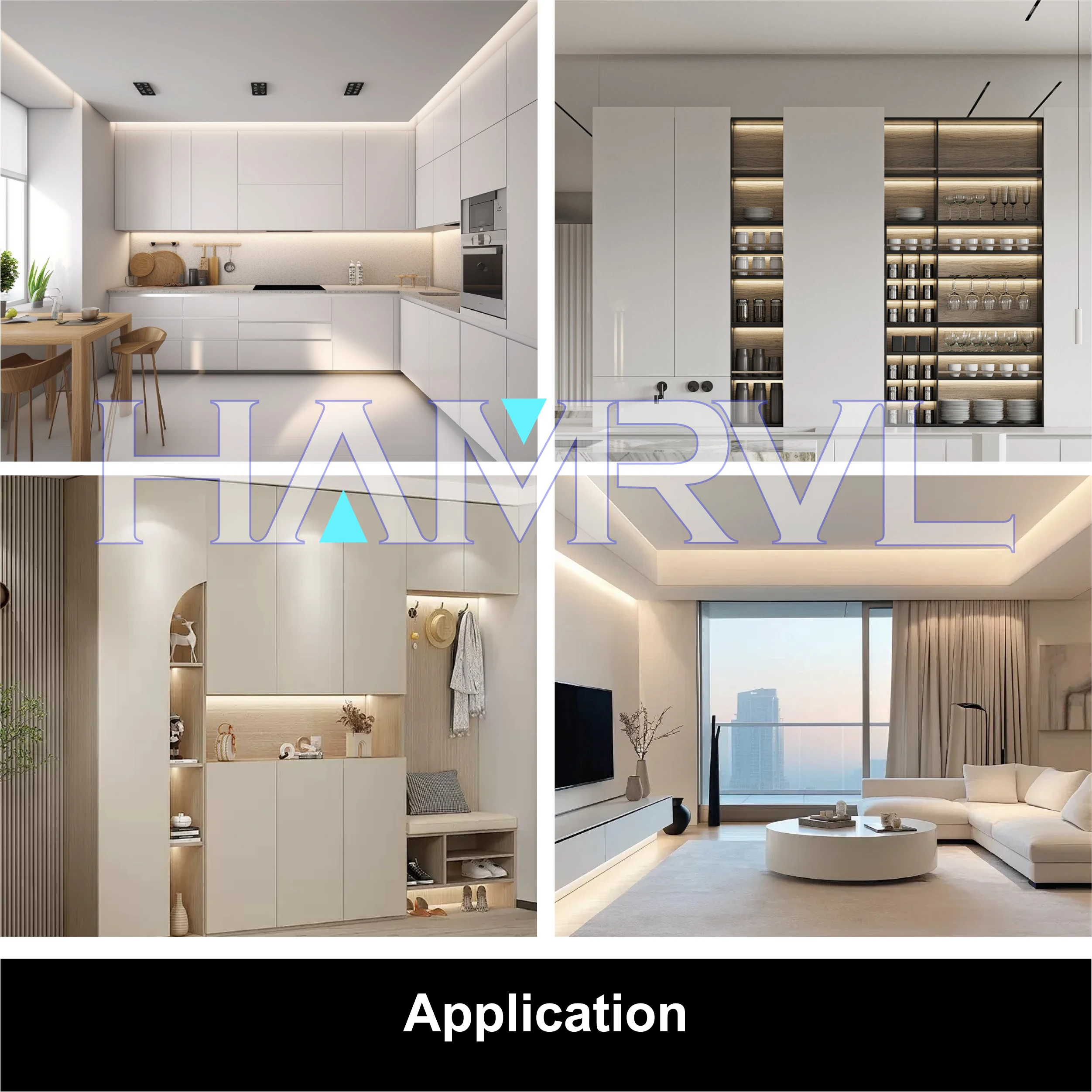 COB LED Strip Lights 320 LEDs/m Dimmable 16.4ft High Density Flexible Tape Ribbon 3000-6500K Natural/Warm RA90 DC12V Decor Light