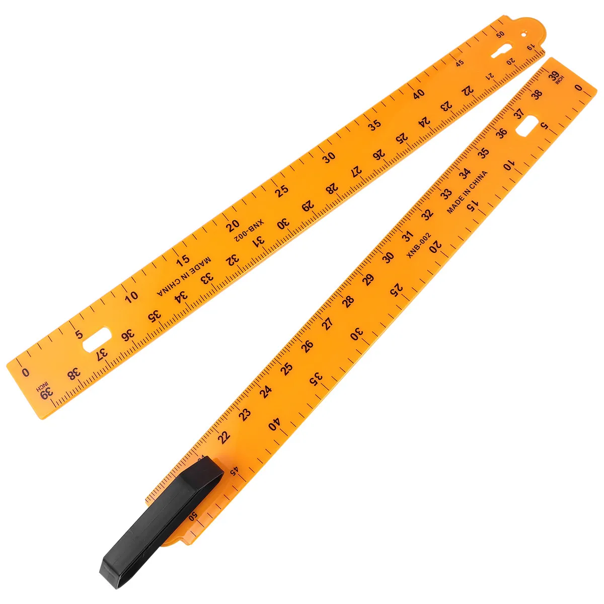 1Pcs Plastic Math Ruler Sectional Structure with Handle for Teaching Measuring Tool Accurate Calibration School Office Learning