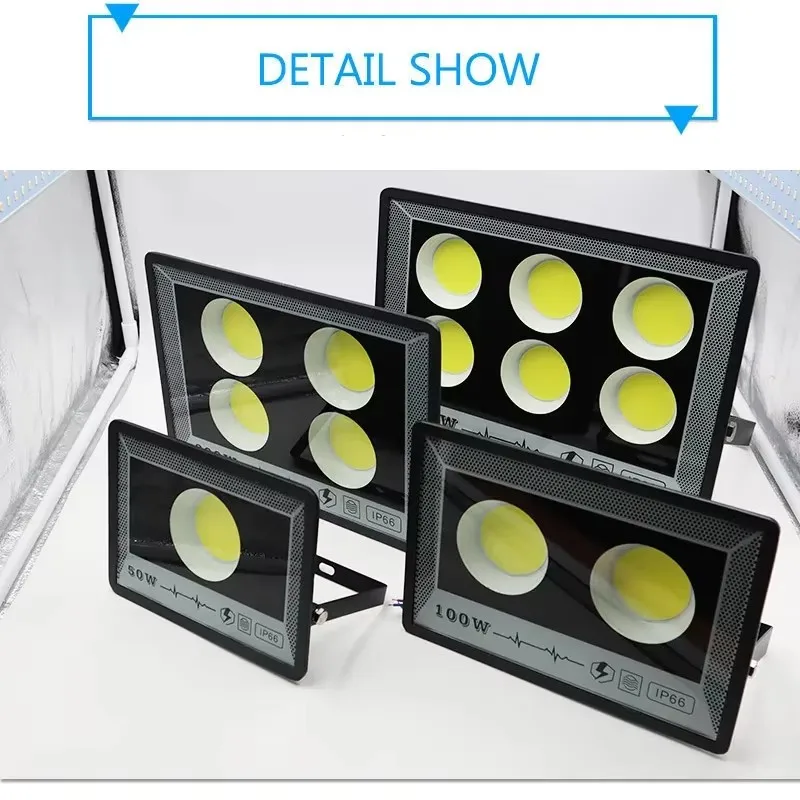 500W Reflector LED Sporlight for Outdoor Projectors 220V IP66 Garden Flood Light LED Floodlight Garden Warm Cold Light