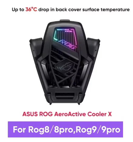 ASUS ROG AeroActive Cooler X For Rog8/8pro、Rog9/9pro Funcooler