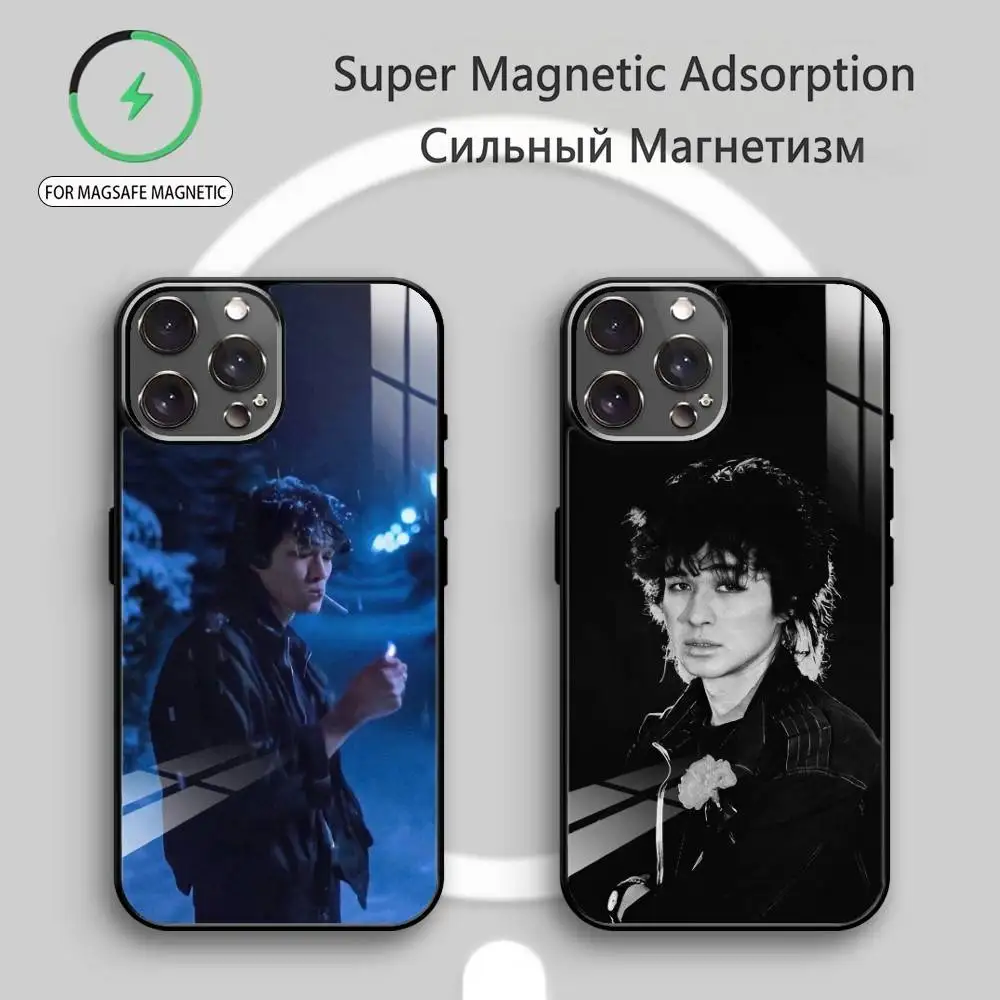 

Russia Rock Band Viktor Tsoi Kino Phone Case For iPhone17,16,15,14,13,12,11 Plus,Pro Max Magnetic For Magsafe Wireless Charging