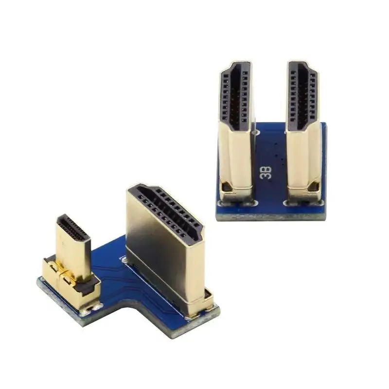 Elecrow HDMI Connector,Standard HDMI To Micro HDMI,for 5 Inch HDMI Raspberry Pi Screen Display ,for Raspberry Pi 2B/3B/3B+/4B