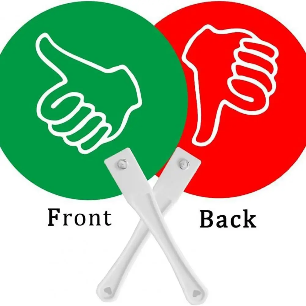 

10Pcs Educational Thumbsup Thumbs Down Classroom Voting Paddles Teachers Student Response Board True False Boards