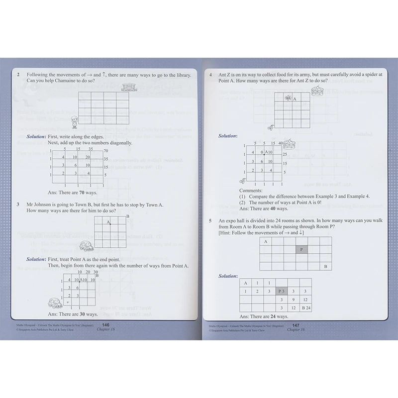 SAP Maths Olympiad Workbook Grade 1-6 Mathematical Thinking Training Exercise For 7-12Ages Children Learn Math Mathematics Books