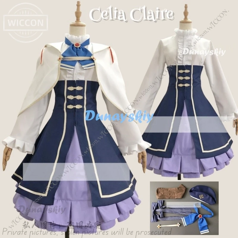 

Celia Claire Seirei Gensouki: Spirit Chronicles Anime Cosplay Halloween Costume Party Celia Claire Comic-Con Fancy Kawaii