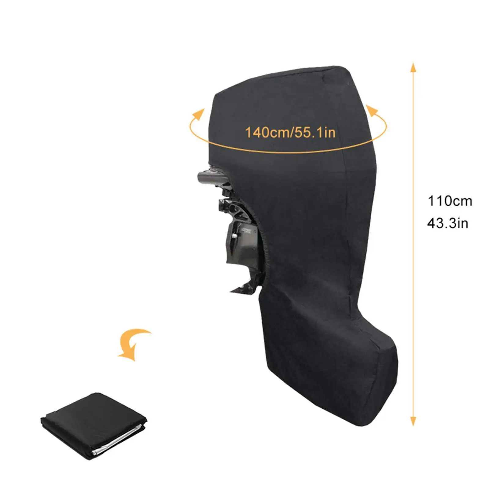 غطاء محرك خارجي من قماش أكسفورد غطاء حماية محمول مقاوم للغبار