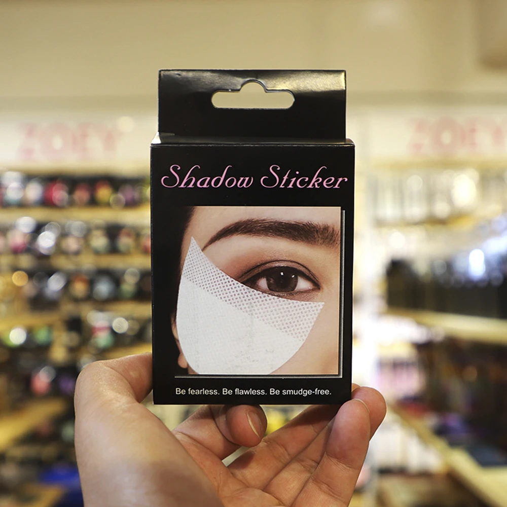 50 قطعة أقنعة عينيه منصات لمنع بقايا ماكياج عينيه Stencil ملصقات لملحقات رمش كحل دليل ماكياج #6