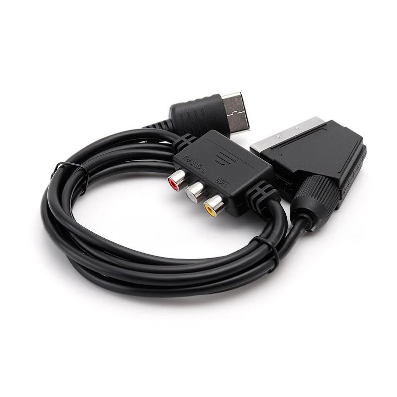 

for Sega DC128 Scart Cable Splitter AV Convert Wire Audio Video HD Connect Cord for Sega Game Controller