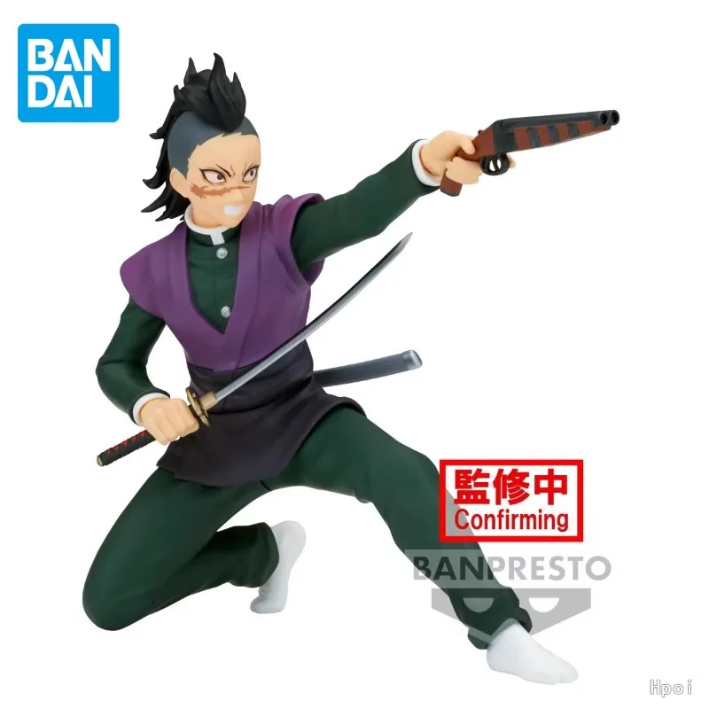 Bandai Original Demon Slayer Anime Figure VIBRATION STARS Shinazugawa Genya Action Figure Toys for Boys Girls Birthday Gifts