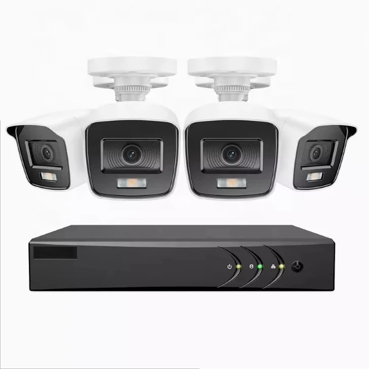 

ANNKE NightChroma 8CH 5MP H.265+ DVR System 4pcs 1080P HD Outdoor Waterproof CCTV 2mp Home Security System