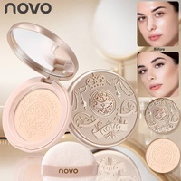 European Embossed Matte Setting Powder, Waterproof And Sweat-Proof, Long-Lasting, Breathable, Finely Milled, Smooth Skin Makeup