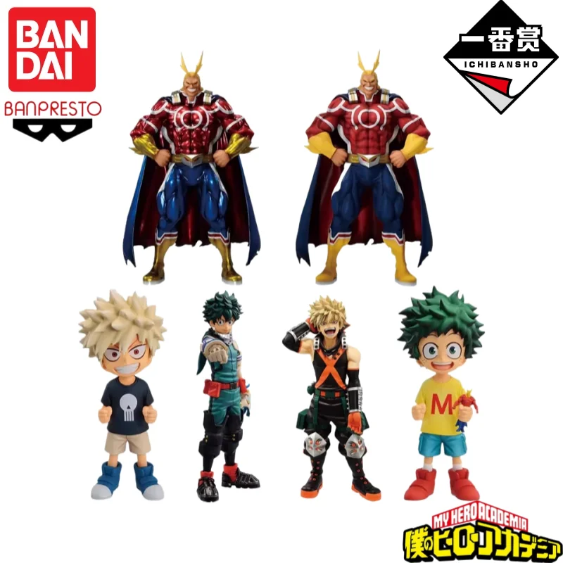 

В наличии оригинальные персонажи аниме BANDAI BANPRESTO My Hero Academia, модель игрушки, подарок на день рождения, гараж