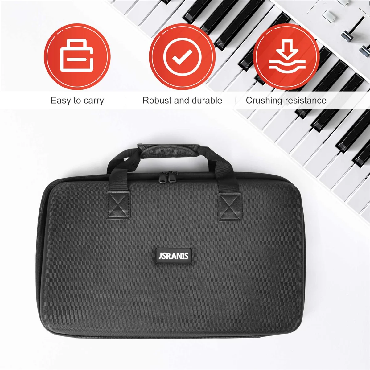 Hard Carrying Case for Pioneer DJ DDJ-SB3 / DDJ-SB2 DJ / DDJ-400 Controller / DDJ-RB Portable 2-Channel Controller