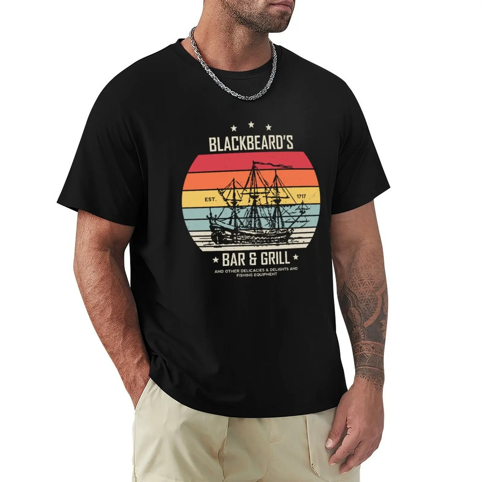 

Blackbeard’s Bar and Grill T-Shirt Summer Sports Quick Dry T-Shirt