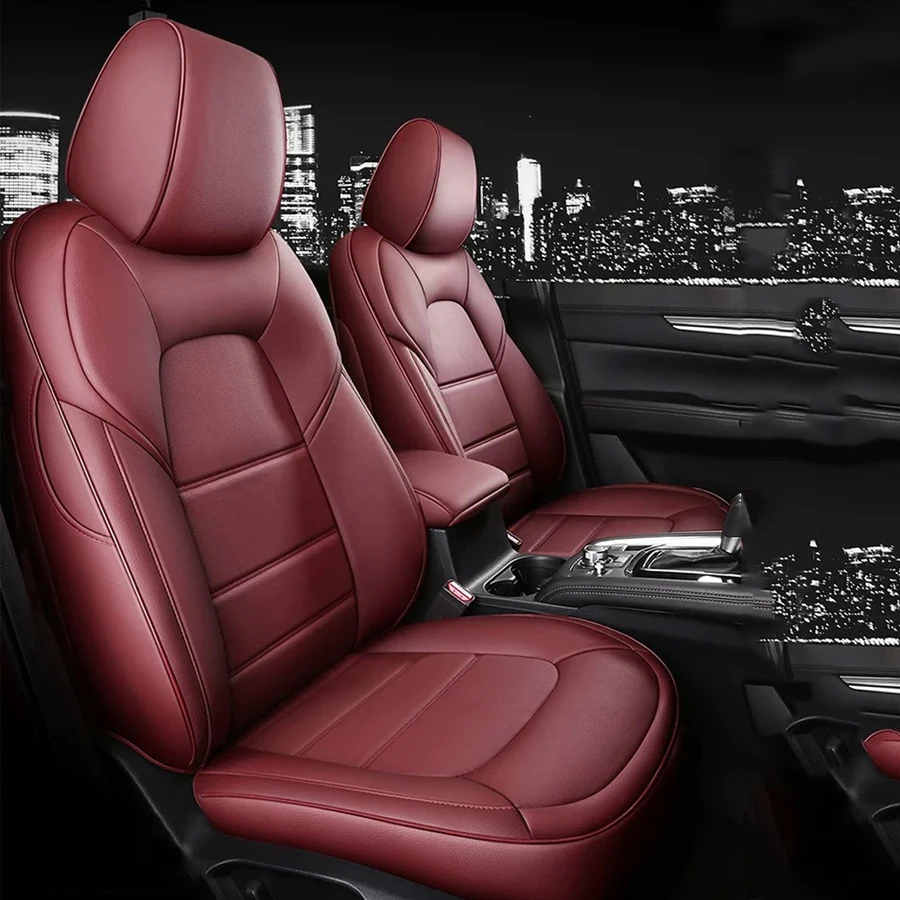 Premium Car Special Seat Covers For Mazda CX-5 2017-2025 Artificial Leather Non-slip Protective Car Accessories Full Set Styling