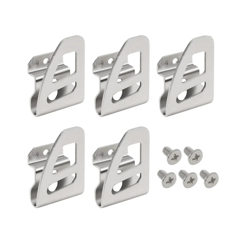 

B-Est 5Pcs Resistance Electric Drill Belt Clip Replacement Hooks Tool Holder Impact Drills Tool Belt Holder Clip