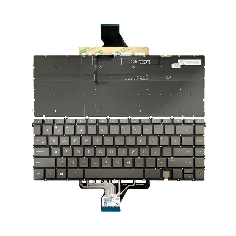 A+ For HP Spectre x360 16 inch 2-in-1 16-F Backlight Keyboard TPN-C154 Brown/Blue