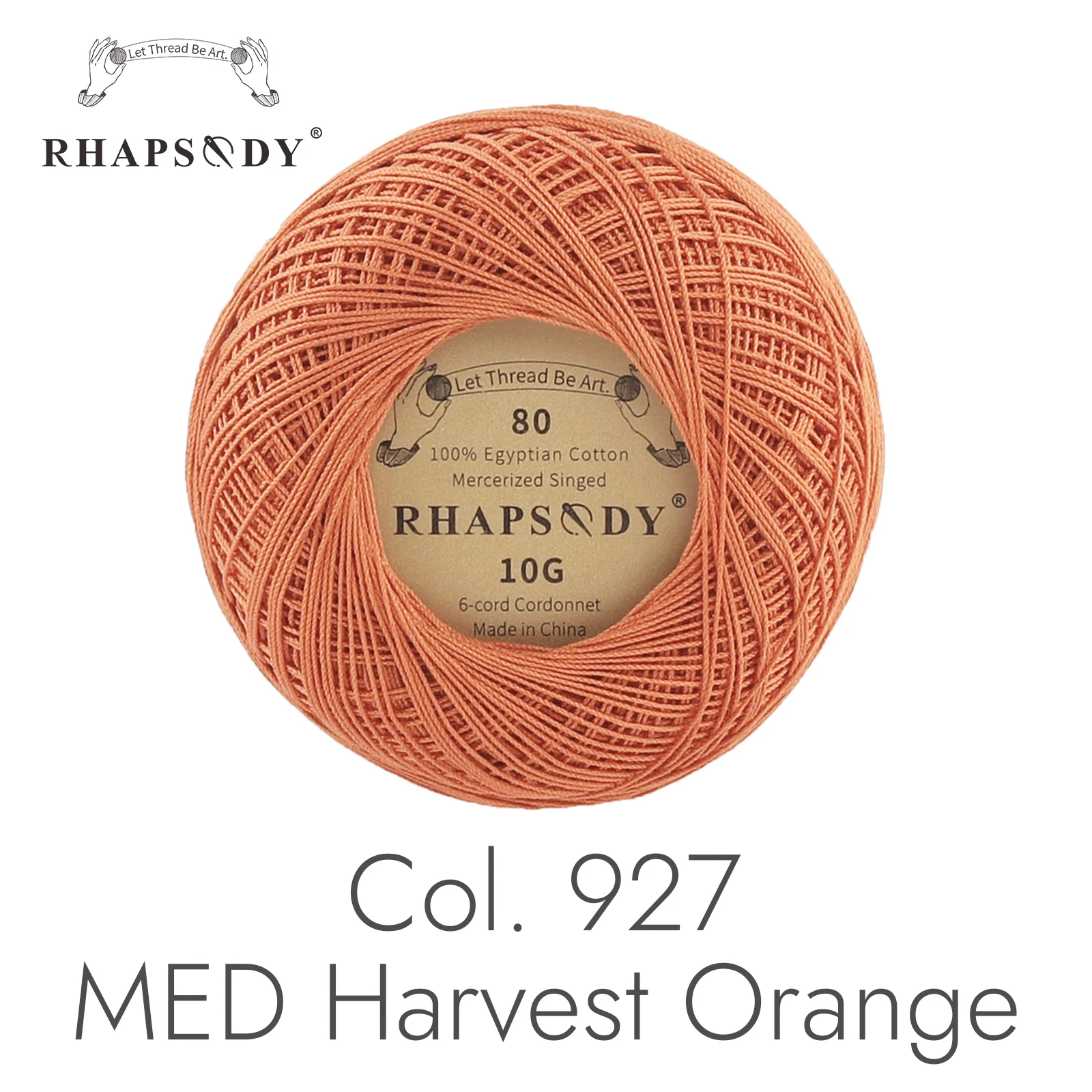 Rhapsody Größe 80 100% Ägyptische Baumwolle Doppelt Gesengter Mercerisierter Faden 10G 184 Yard Für Alle Nadelarbeiten Häkeln Zierknoten Stricken – Detail 27