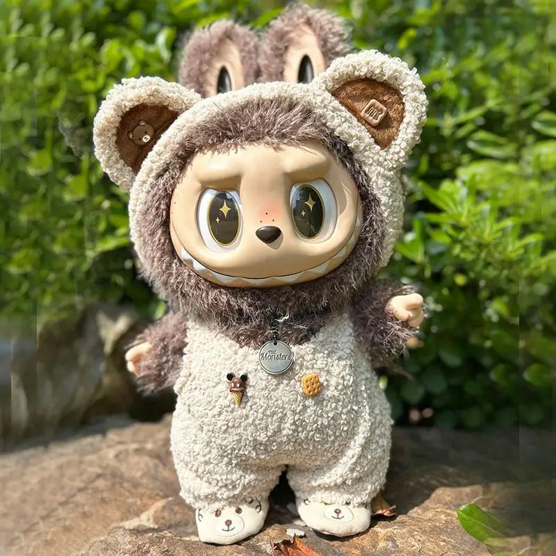 58cm Plush Doll'S Clothes Outfit Accessories For Korea Kpop Exo Labubu Idol for ZIMOMO doll circle bear onesie suit Clothing