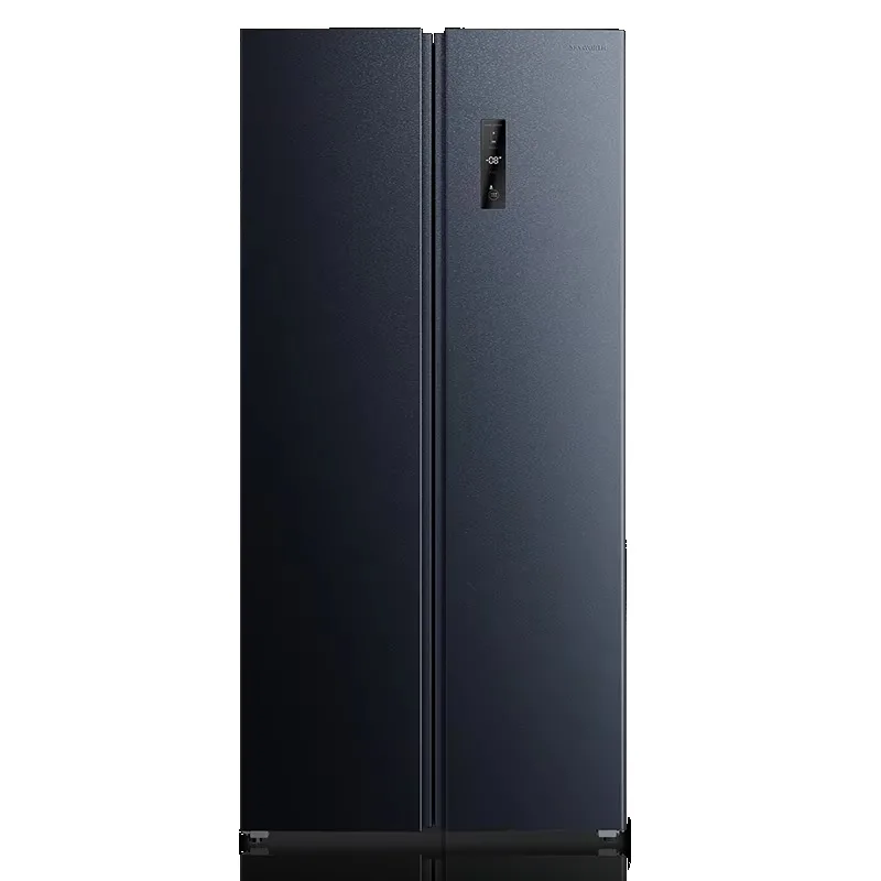 

Hot Sale Large Capacity Double Door Smart Refrigerator Freezer with Direct Cooling Portable Installation Factory Direct OEM