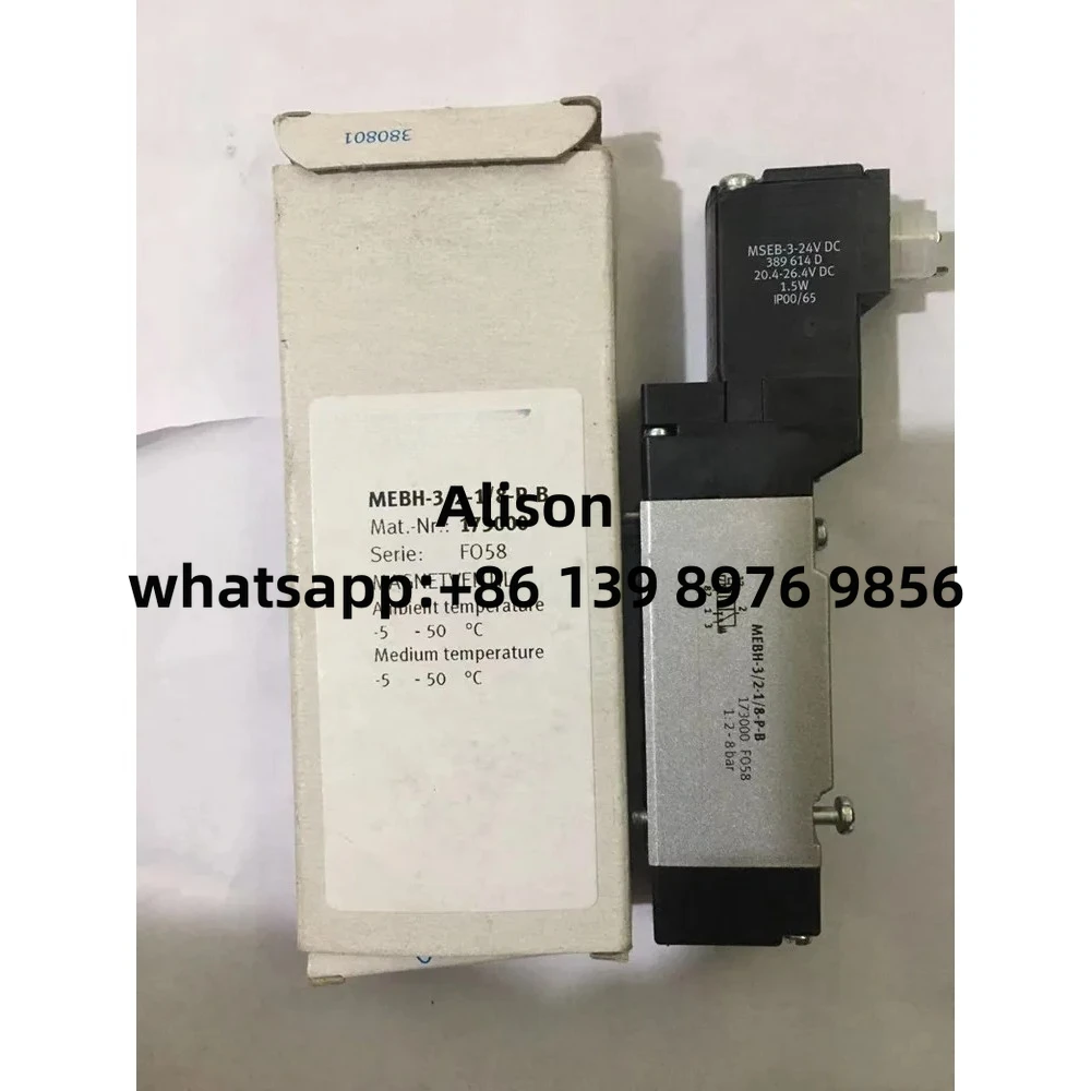 

ORIGINAL valve MEH-5/2-5.0-B 173128 MEH-5/2-1/8-S-B 173130 MEH-5/2-5.0-L-B 173134 MEBH-5/3E-1/8-B 173022