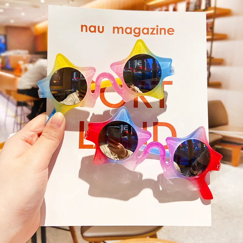 Kinder-Cartoon-Sonnenbrille, niedliche Sonnenbrille für Jungen/Mädchen, coole Brille für Kinder, UV-beständige Sonnenbrille