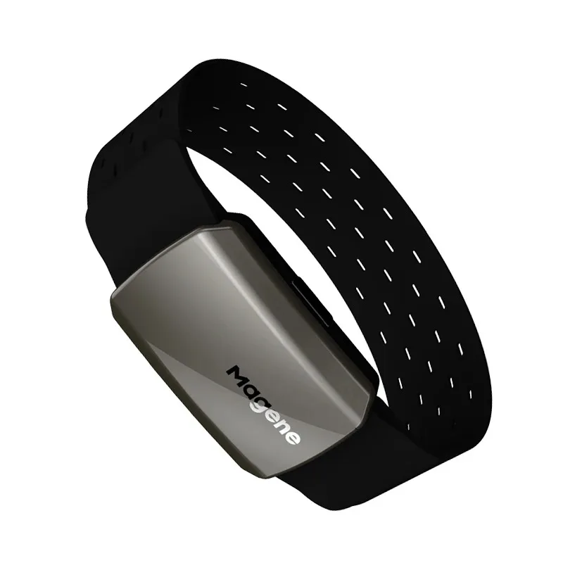 Magene H803 Monitor de brazalete de ritmo cardíaco modo Dual Bluetooth ANT H803 Sensor brazo correa de muñeca Fitness rastreador de corazón ejercicio de salud
