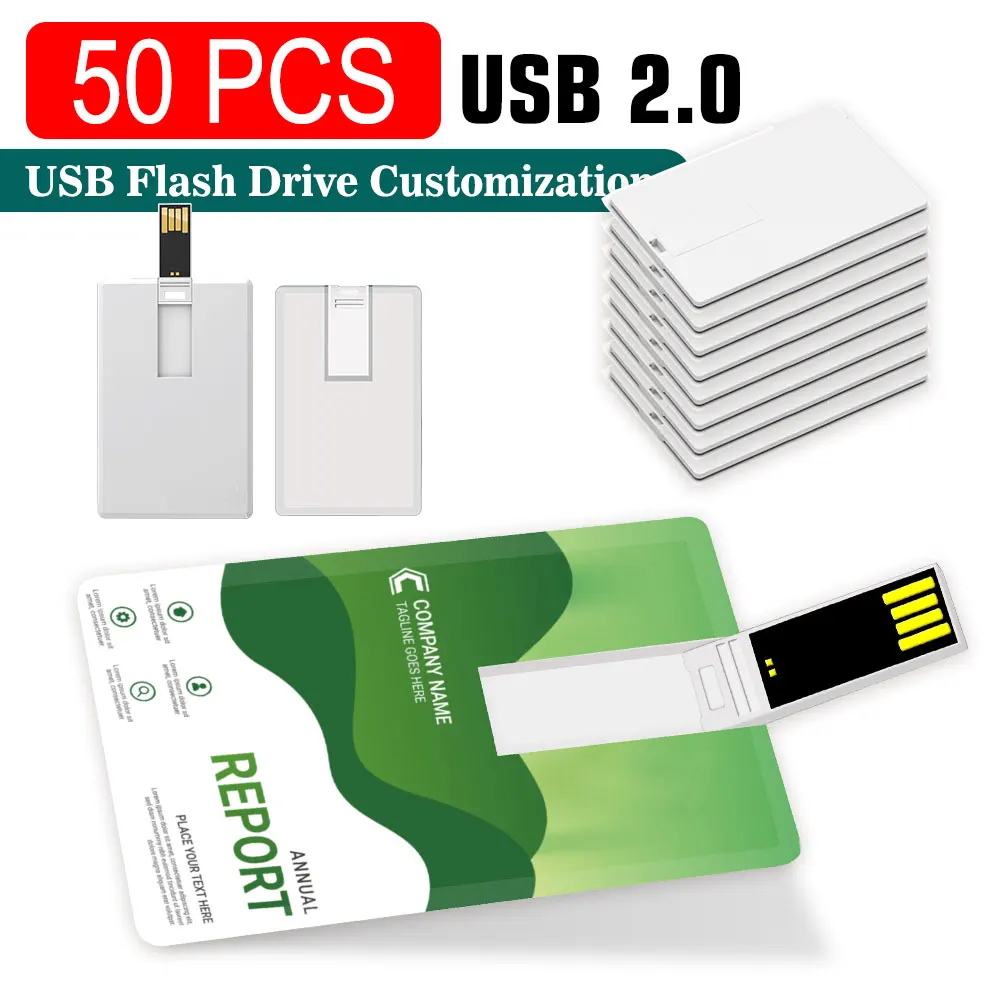 

50pcs/lot Cle USB Flash Drive2.0 Master Card Pen Drive Real Capacity 4GB 8GB 16GB 32GB 64GB Memory Stick Bank Credit Card U Disk