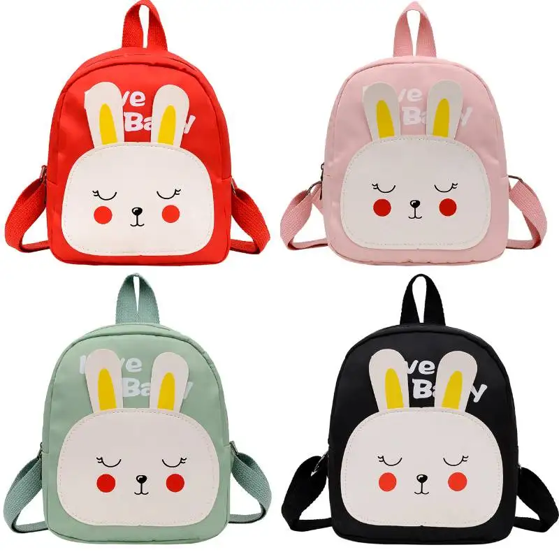 Kids Backpack Cute Rabbit Children's Bag Boys Girls Cartoon Bunny Backpacks for Kindergarten Baby Outgoing Backpack Child Bag