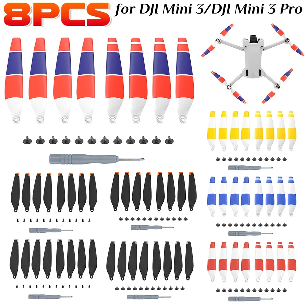 DJI 미니 교체 프롭 블레이드, 경량 드론 스크류 프로펠러, 탄소 섬유, 저소음 날개 블레이드, 미니 3 프로 