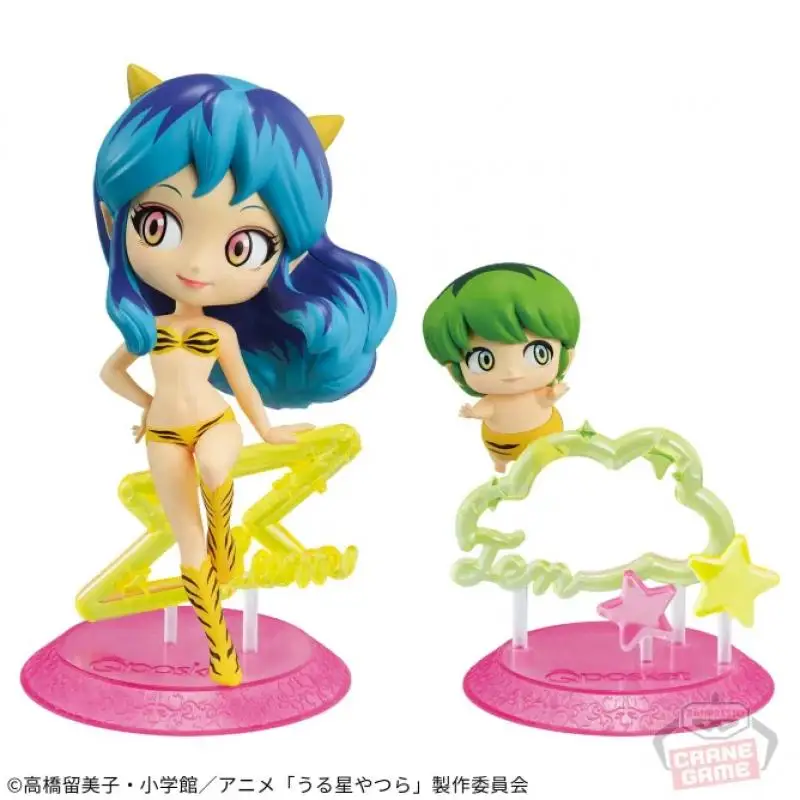 In Voorraad Bandai BANPRESTO Urusei Yatsura Q posket samen LUM TIEN Anime Actiefiguren Model Collecties Ornamenten versieren Speelgoed