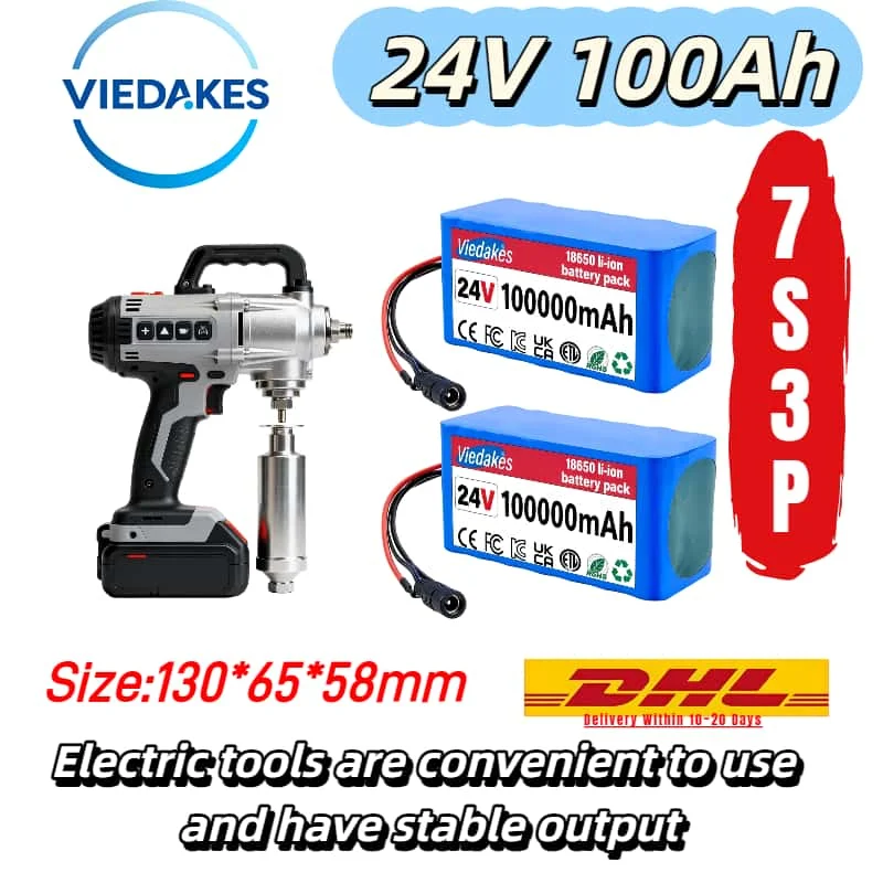 

7S3P 24V 100Ah Li-ion Battery: Industrial Workhorse – Motors for 5+ Years Handles Vibration Well – Reduces Equipment Downtime!