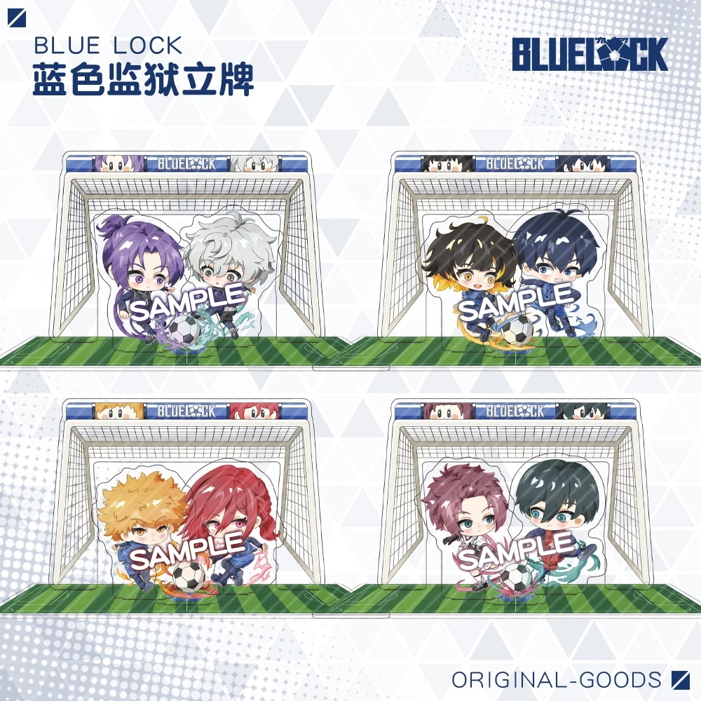 

Anime BLUE LOCK Nagi Seishiro Mikage Reo Niko Ikki Barou Shouei Cosplay Acrylic Standing Sign Play Football Desktop Ornament