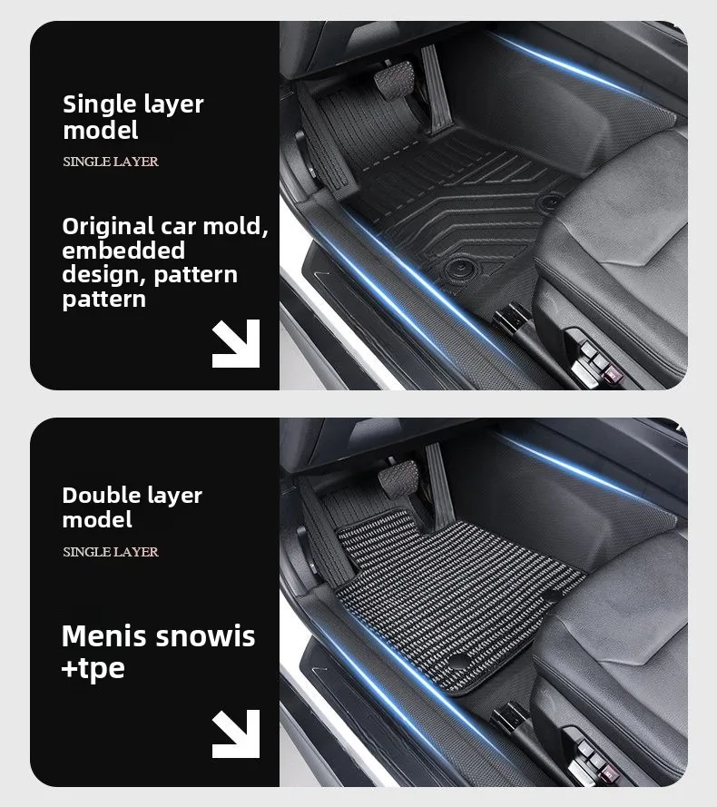 TPE Floor Mats compatible with For BMW Z4 E89/G29 SupraA90 2009-2024 LHD Full Coverage Waterproof Surround threshold accessories