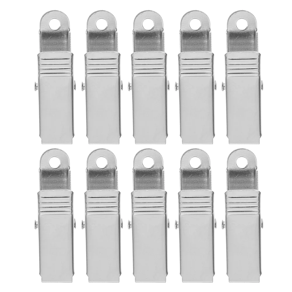 Mini Spring Clamps 10pcs Small Metal Alligator Clips Robust Iron Construction Cable Management For Home Office And Factory Organ