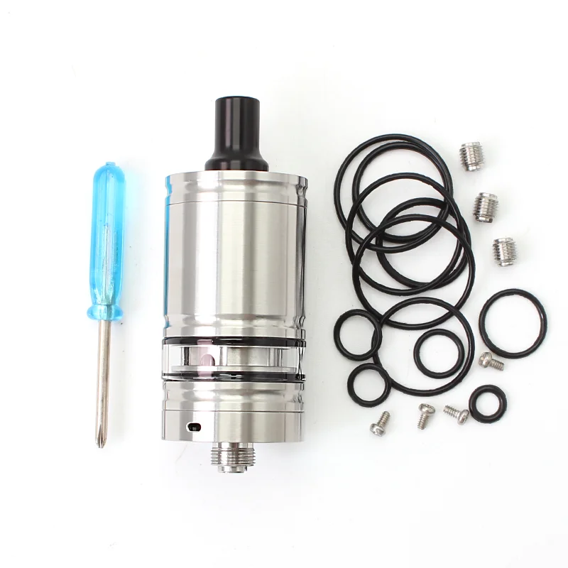 

Sxk Style Lindy RTA 22 мм бак 5 мл 316SS Vape атомайзер пневматический контакт 0,8/1,0/1,2/1,5 мм против Lindy RTA-уксус работает в японском стиле