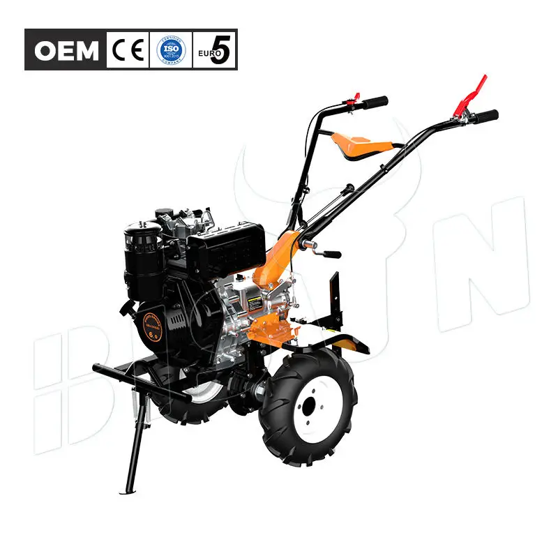 BISON(China) Direct Manufacturer Garden Farm 178F Small Mini Power Tiller Cultivator Machine