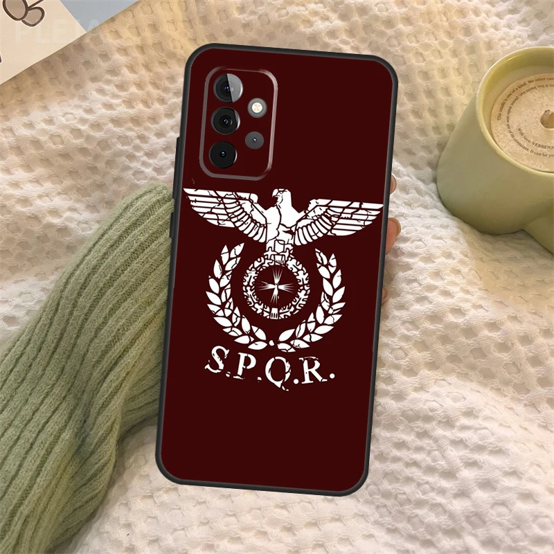 SPQR Legion imperiale romano per Samsung Galaxy A34 A54 A14 A13 A52 A52S A32 A12 A22 A72 A71 A51 A33 A73 A53 Cover Case